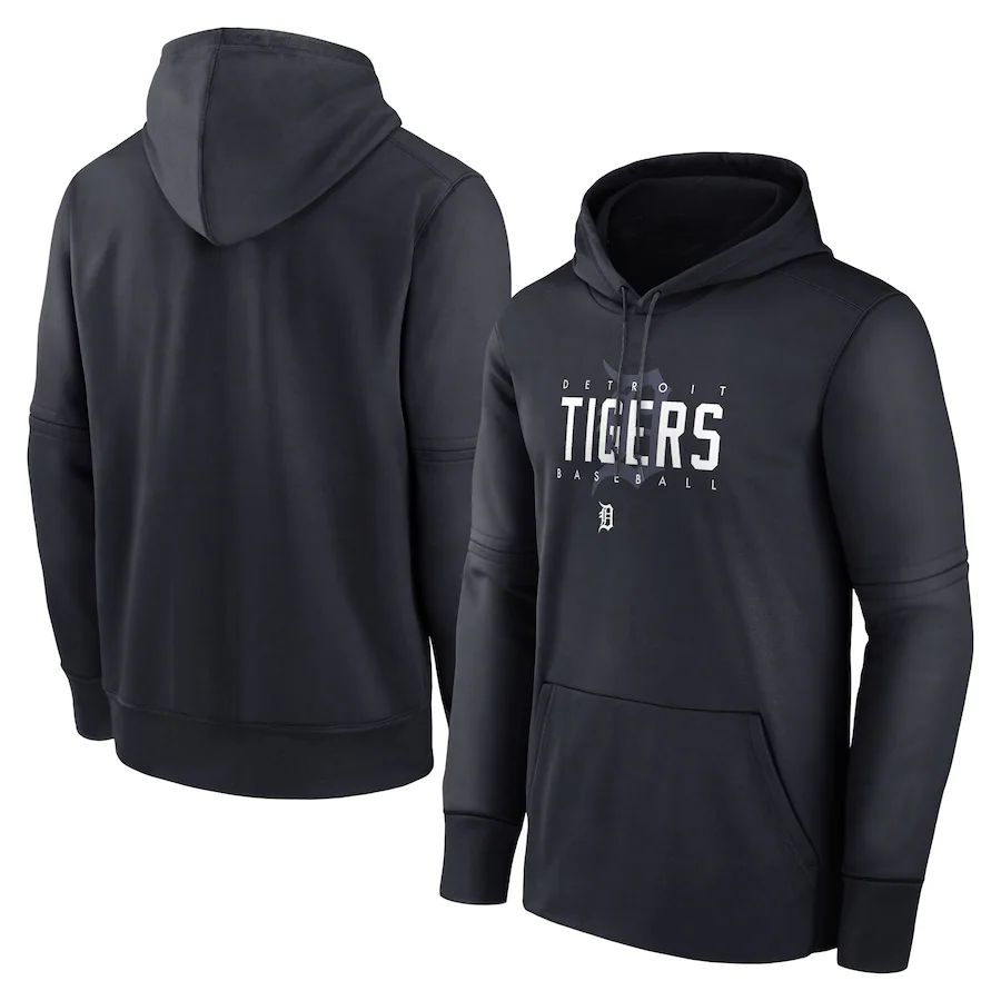 Men 2023 MLB Detroit Tigers black Sweatshirt style 1->detroit tigers->MLB Jersey